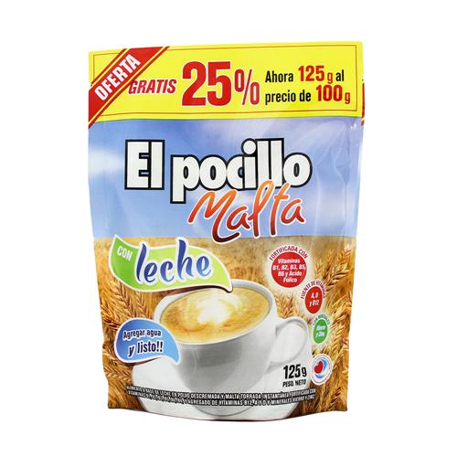 El Pocillo - Malta C/leche Doypack 60gr