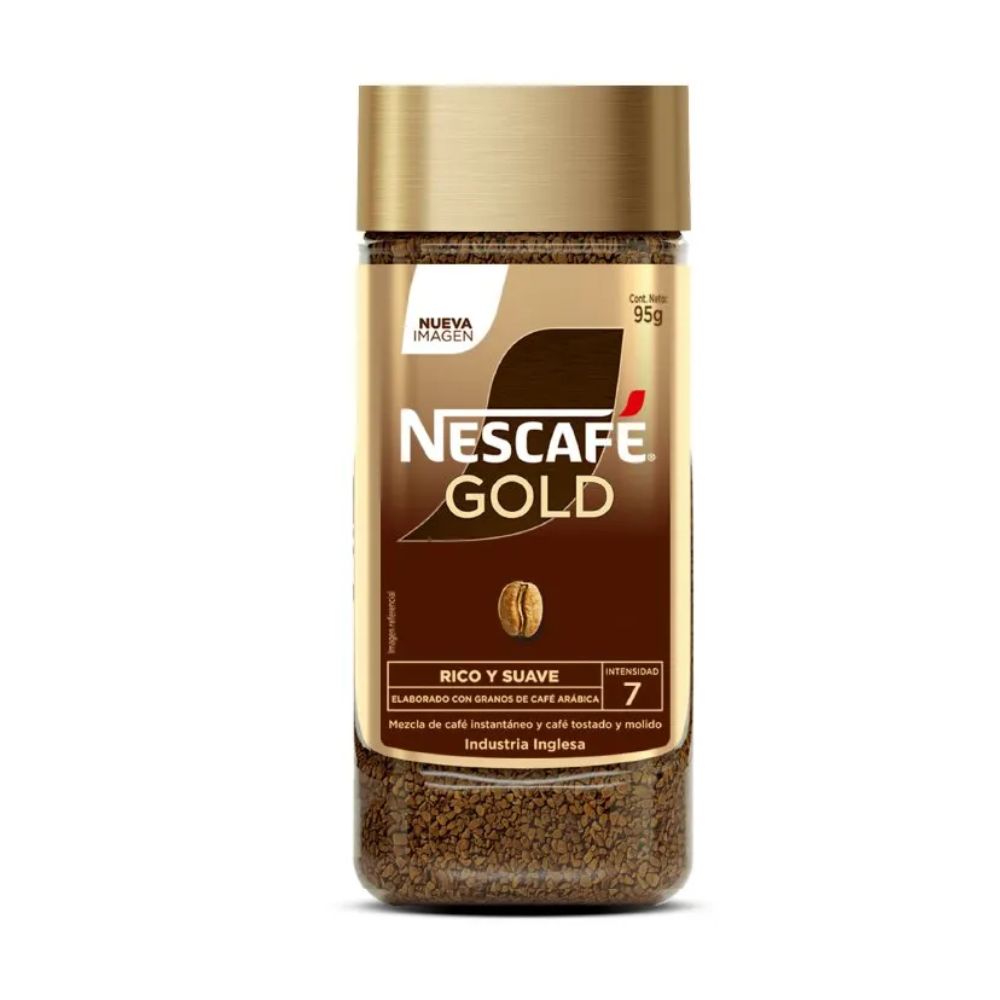 Nescafe-Cafe-Nescafe-Gold-95gr Nescafé - Café Nescafé Gold 95gr