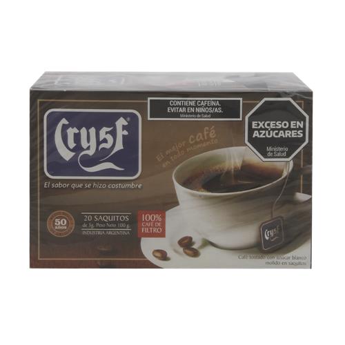 Crysf - Café en Saquitos Caja 250gr