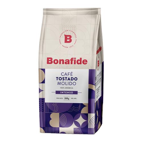 Bonafide - Café Tostado Molido Intenso 200gr
