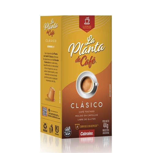 Cabrales - Cápsulas de Café Tostado Molido Clásico 44gr