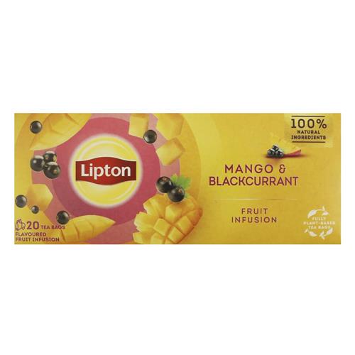 Lipton - Té de Mango y Grosella Negra 20 Saquitos