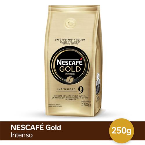 Nescafé Gold - Nescafé Gold Tostado y Molido Intenso 250gr