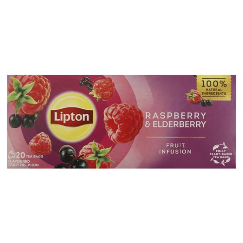 Lipton - Té de Frambuesa y Sauco 20 Saquitos