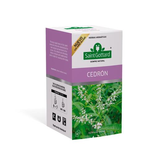 Saint Gottard - Té Cedrón Caja 20 Saquitos