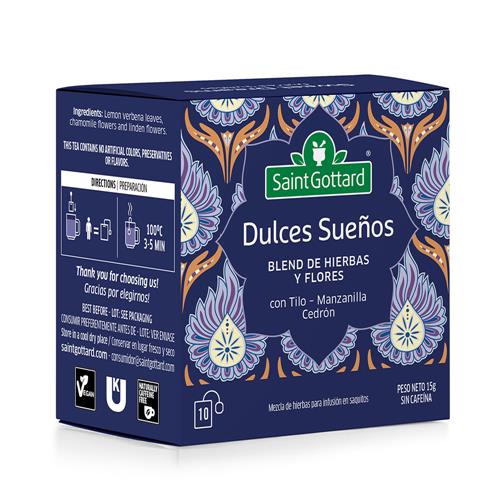 Saint Gottard - Té Dulces Sueños Caja 10 Saquitos