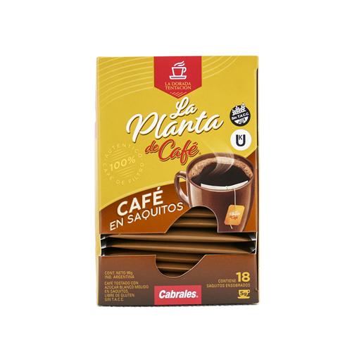 Cabrales - La Planta De Café - en Saquitos Tostado Caja 90gr