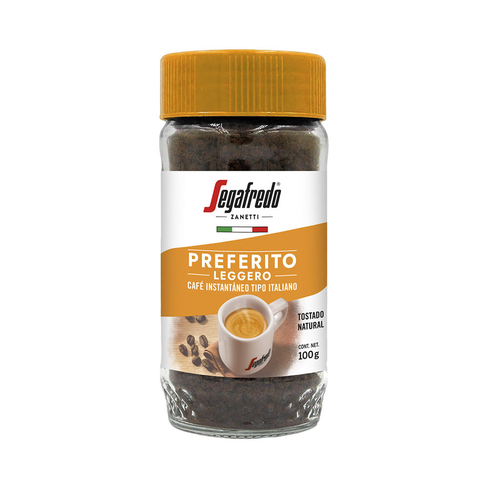 Segafredo Zanetti - Café Instantáneo Preferito Leggero 100gr