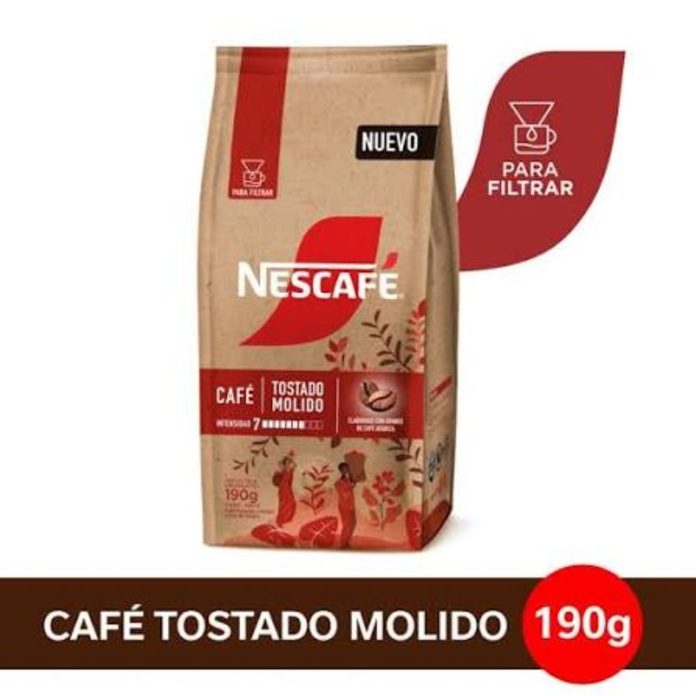Nescafe-Cafe-Nescafe-Tostado-190gr Nescafé - Café Nescafé Tostado 190gr