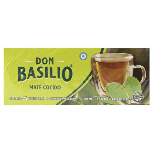 Don Basilio - Mate Cocido 25 Saquitos