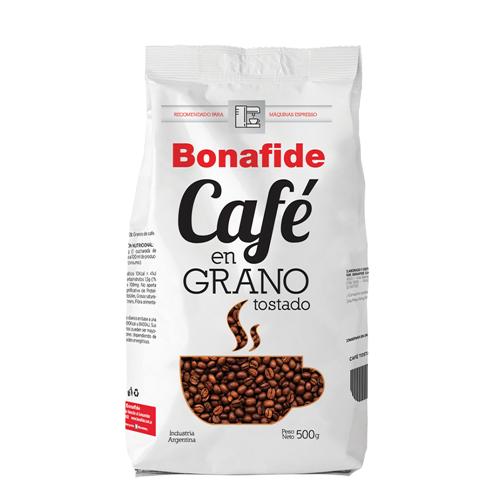 Bonafide - Café en Granos Tostado Paquete 500gr