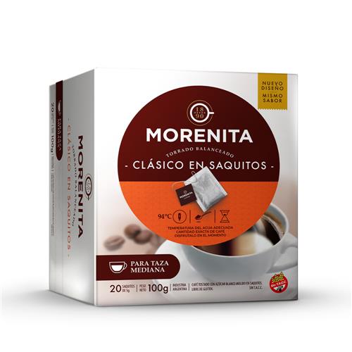 Morenita - Café en Saquitos Intenso 20 Saquitos