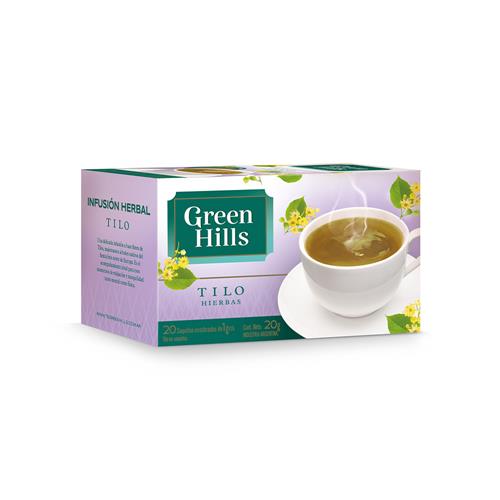 Green Hills - Té de Tilo Caja 20 Saquitos