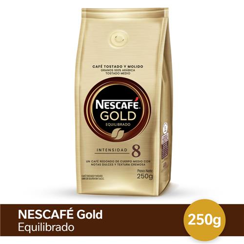 Nescafé Gold - Nescafé Gold Tostado y Molido Equilibrado 250gr