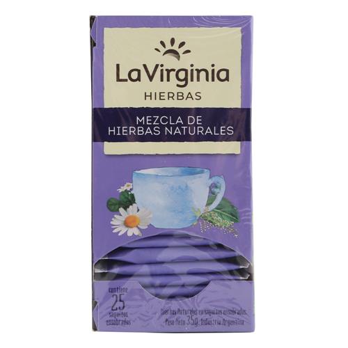 La Virginia - Té Mezcla de Hierbas Caja 25 Saquitos