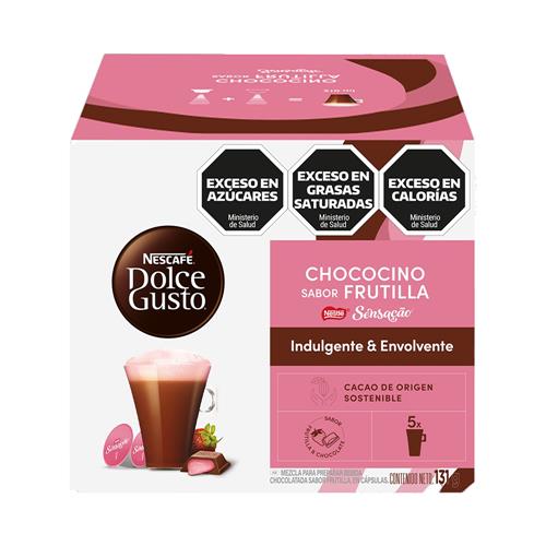 Nescafé Dolce Gusto - Café en Chococino Sabor Frutilla 131gr