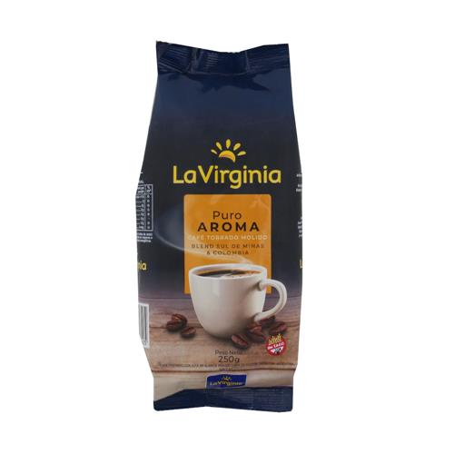 La Virginia - Café Molido Torrado Puro Aroma Paquete 250gr