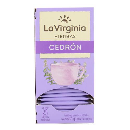 La Virginia - Té Cedrón Caja 25 Saquitos