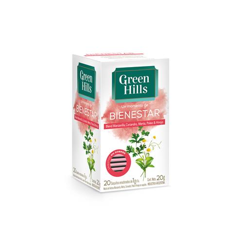 Green Hills - Té de Hierbas Bienestar Caja 20 Saquitos