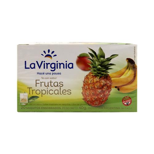 La Virginia - Té Fruta Tropical Caja 20 Saquitos