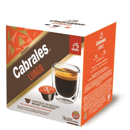 Cabrales - Café en Cápsulas Lungo 70gr