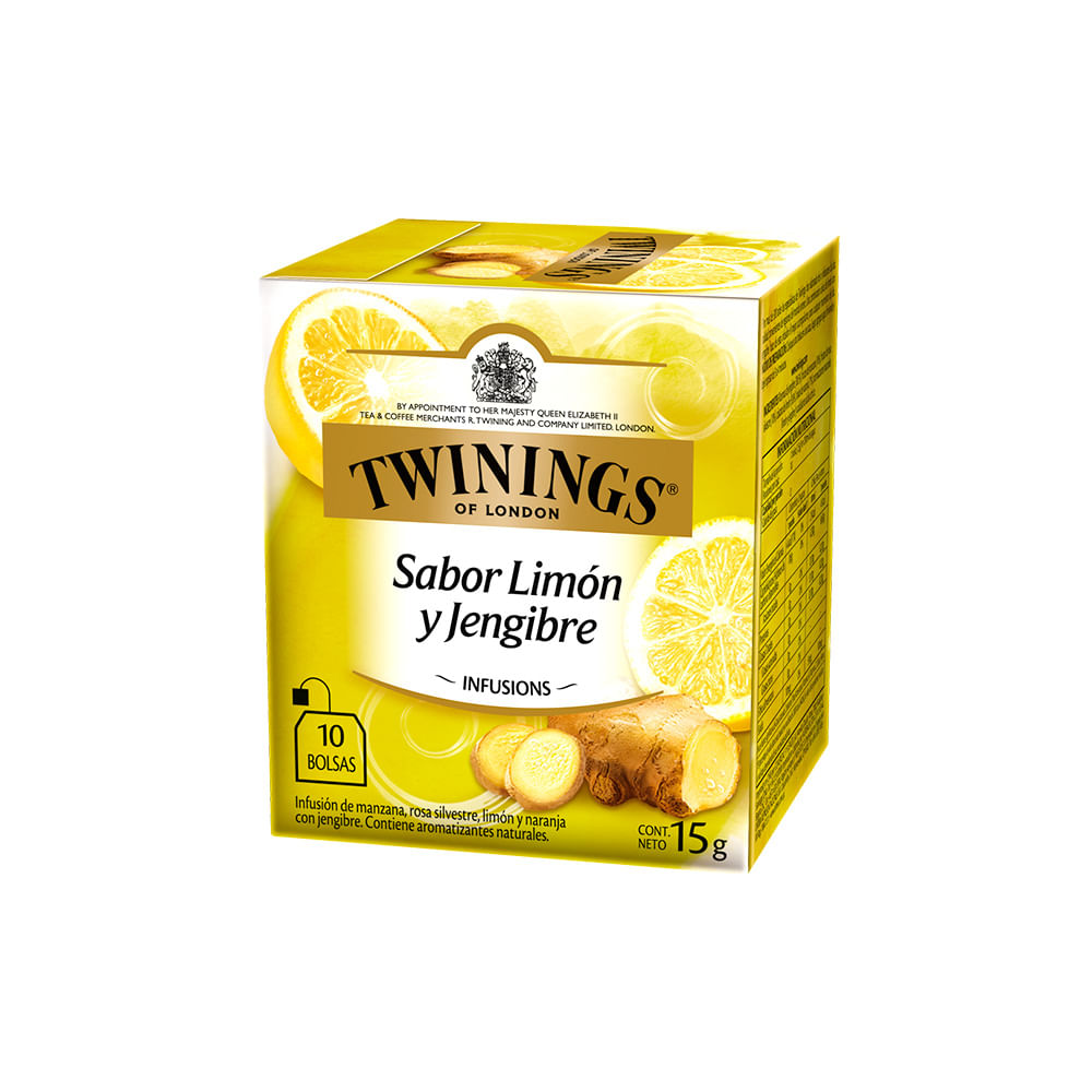 Twinings - Té Saborizados Sabor Limón y Jengibre
