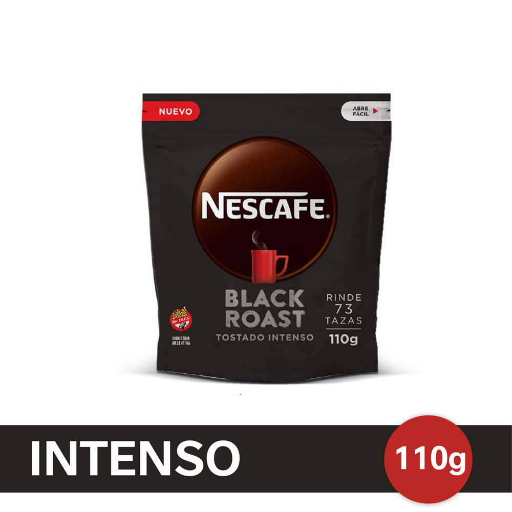 Nescafe-Cafe-Nescafe-Black-Doypack-Pack-110gr Nescafé - Café Nescafé Black Doypack Pack 110gr