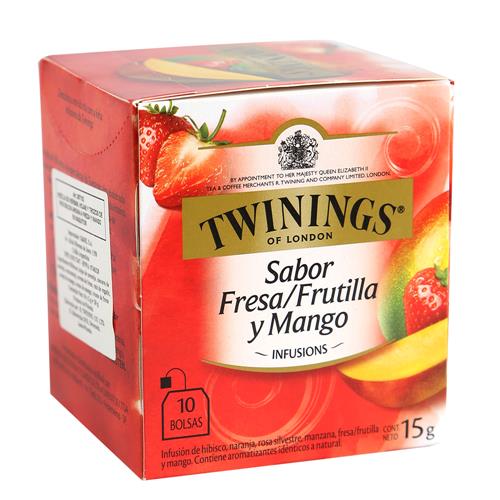 Twinings - Té Infusión Fresa/Frutilla y Mango Caja