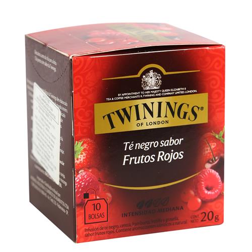 Twinings - Té té Negro Sabor Frutos Rojos Caja