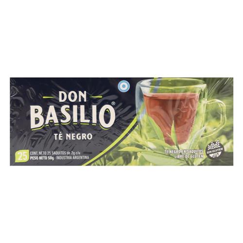Don Basilio - Té Negro Caja 25 Saquitos