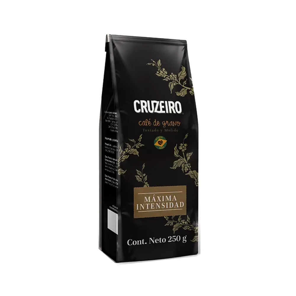 Cruzeiro - Café Molido Máxima Intensidad Tradicional 250gr