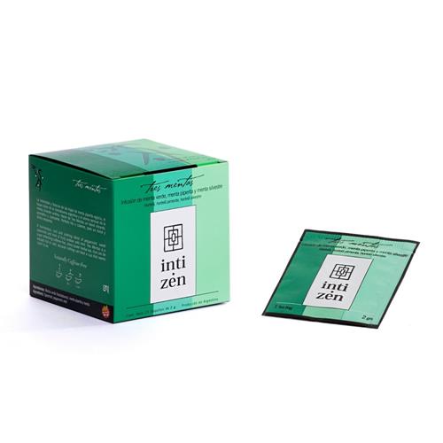Inti Zen - Té Tres Mentas 15 Saquitos Caja