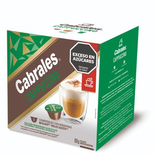 Cabrales - Café en Cápsulas Cappuccino 80gr