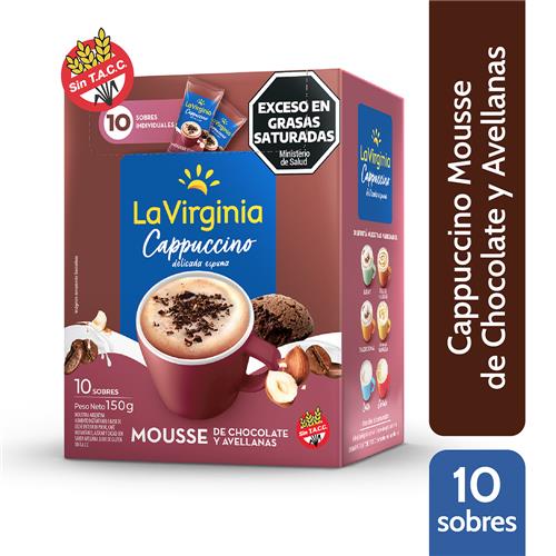 La Virginia - Cappuccino Mousse de Chocolate Caja 150gr