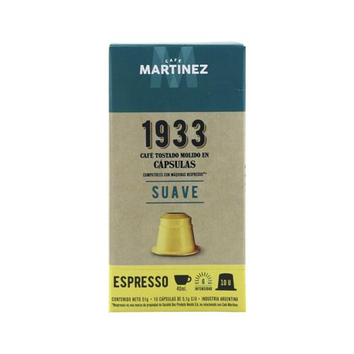 Café Martínez - Cápsulas de Café x Suave Espresso Café Martin 51gr