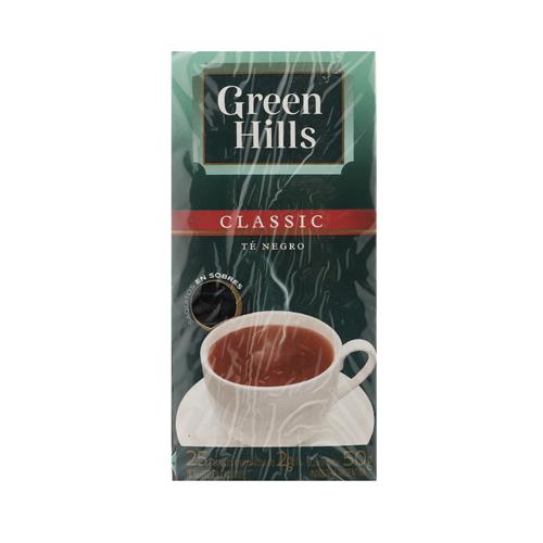 Green Hills - Té Clásico Caja 25 Saquitos