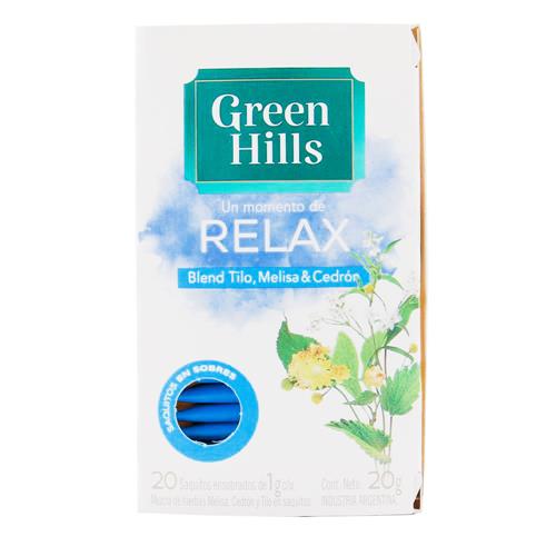 Green Hills - Té Relax Caja 20 Saquitos