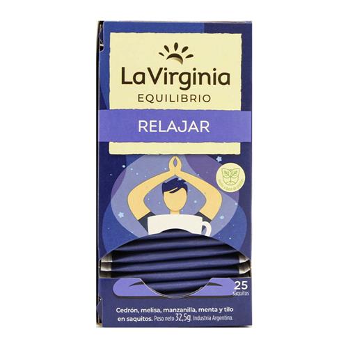 La Virginia - Té Relajar Caja 25 Saquitos