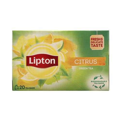 Lipton - Té Verde Citrus Caja 20 Saquitos