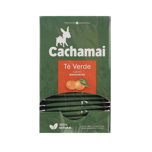 Cachamai - Té Verde Mandarina Caja 20 Saquitos