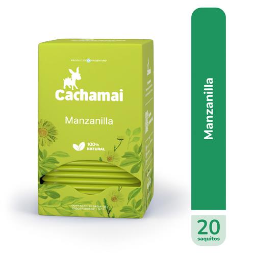 Cachamai - Té Manzanilla Caja 20 Saquitos