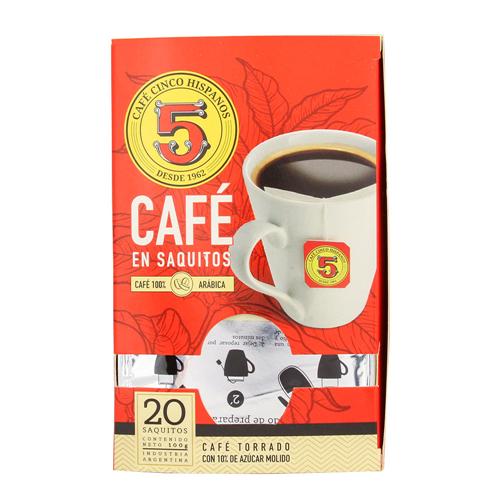 Los 5 Hispanos - Café en Saquitos 100gr