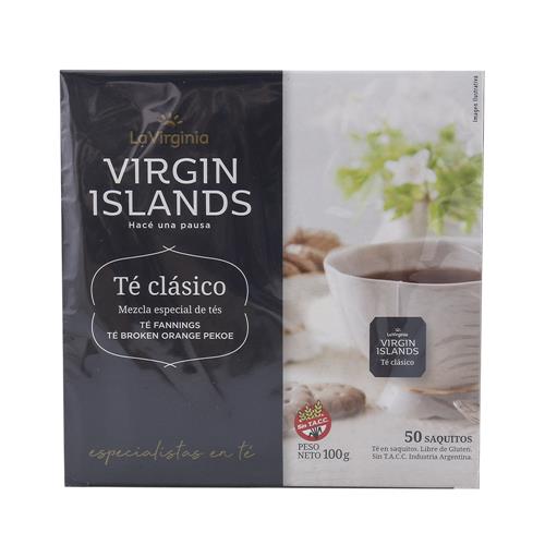 Virgin Island - Té Clásico Virgin Islands Caja 50 Saquitos
