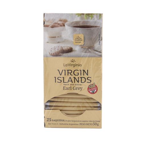 Virgin Islands - Té Earl Grey Caja 25 Saquitos