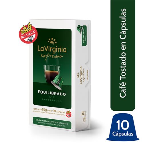 La Virginia - Café Cápsulas Equilibrado 52gr