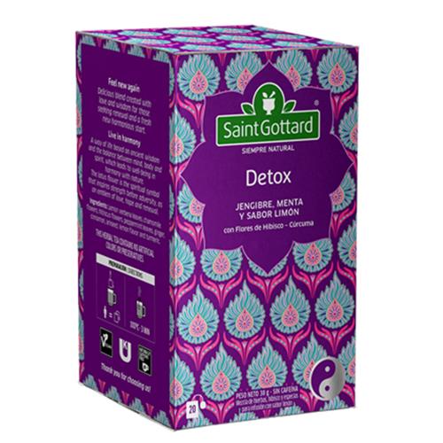 Saint Gottard - Té Detox Caja 20 Saquitos
