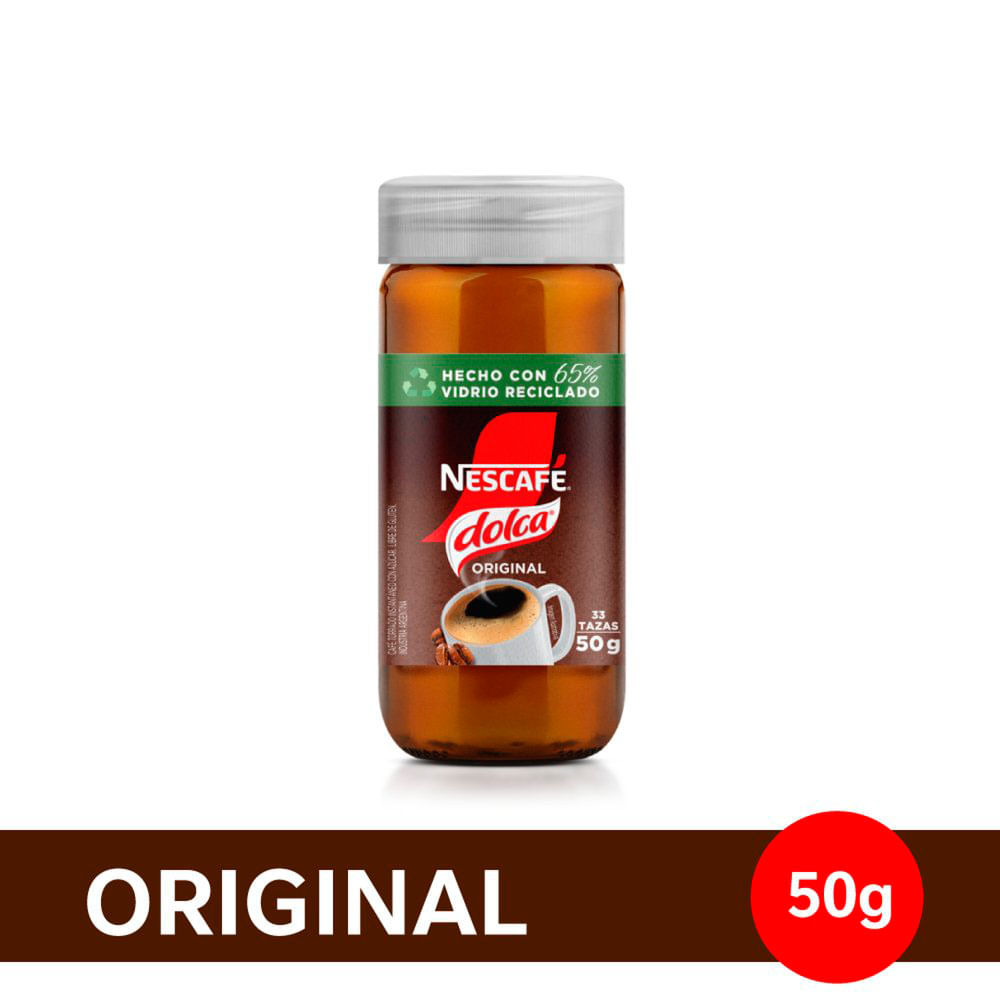 Nescafé Dolca - Café Instantáneo Original 50gr