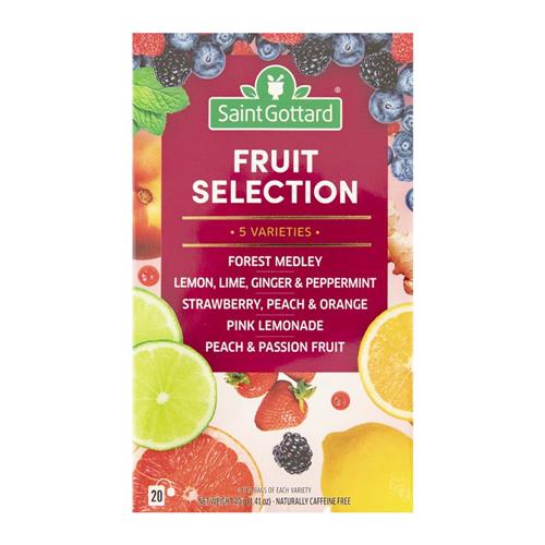 Saint Gottard - Té de Frutas Seleccionadas Caja 20 Saquitos