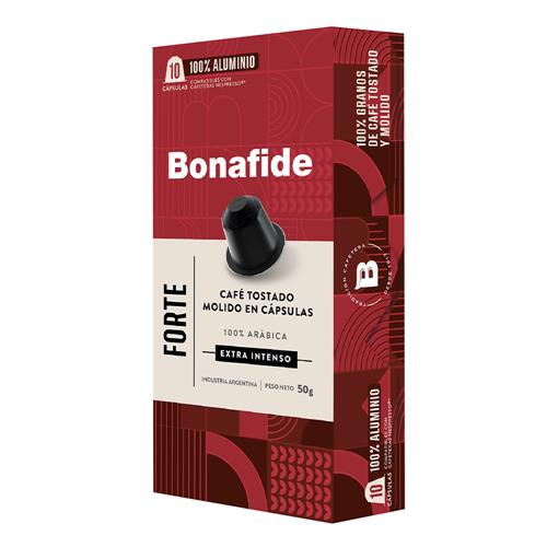Bonafide - Café Cápsulas Tostado Molido Forte 50gr