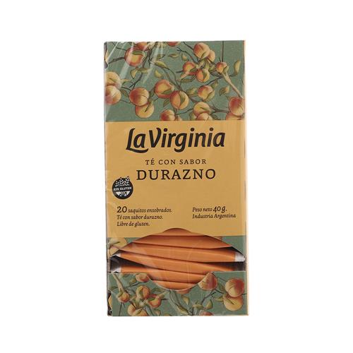 La Virginia - Té Sabor Durazno 20 Saquitos